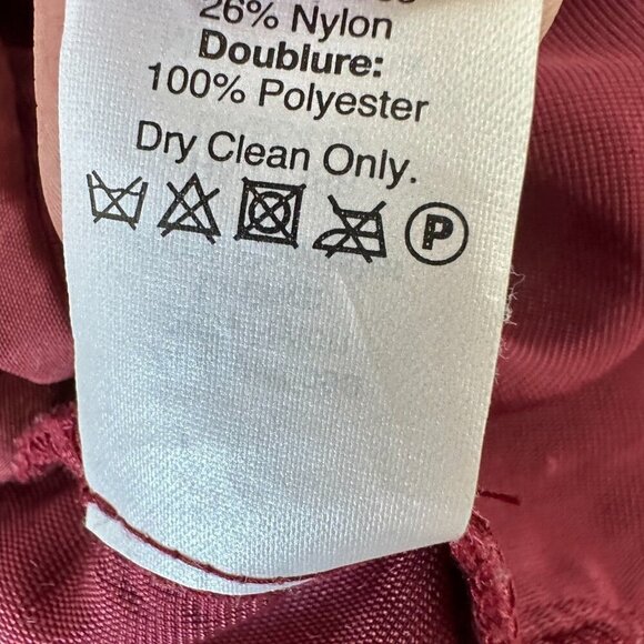 J Crew Peplum Top Velvet Red Drapey Tank Size 14 - Picture 6 of 10